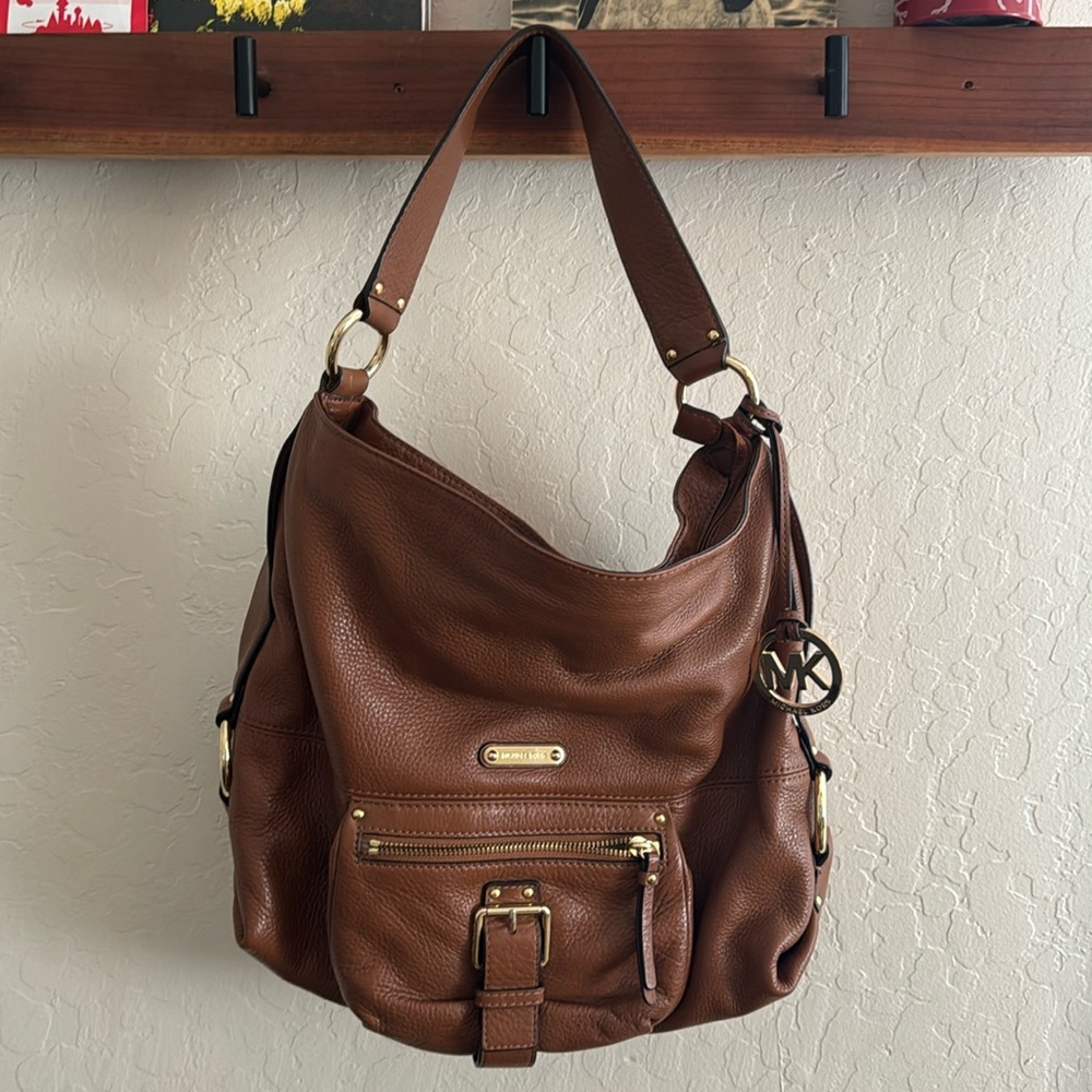 Michael Kors brown leather bag